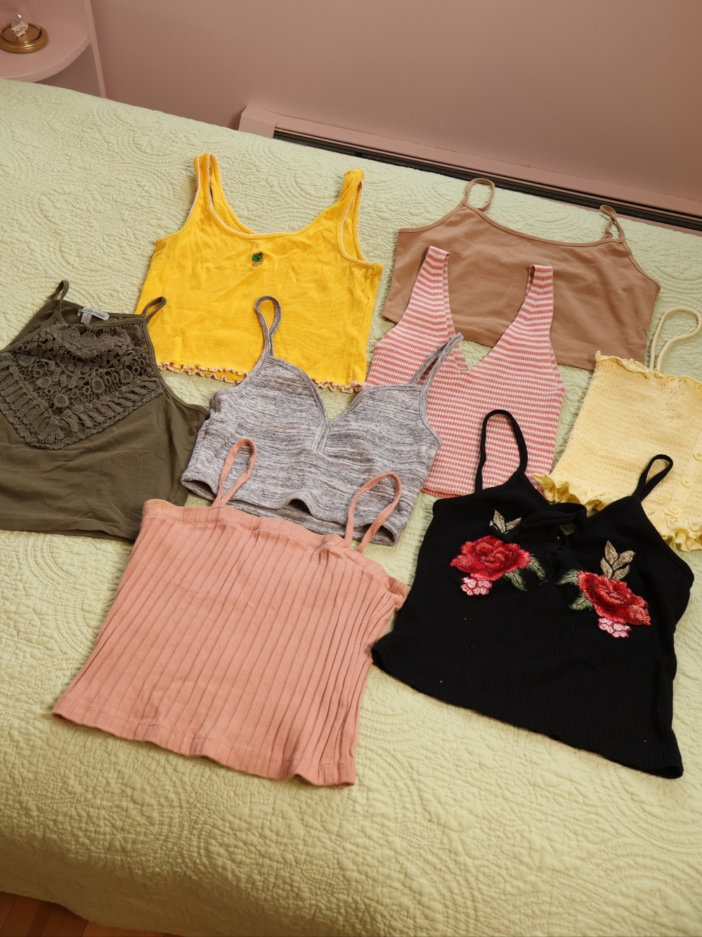Lot of 8 Crop Tops